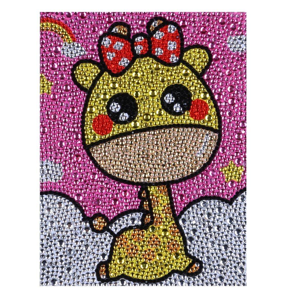 Eine Baby-Giraffe - Spezial Diamond Painting - Diamond Painting