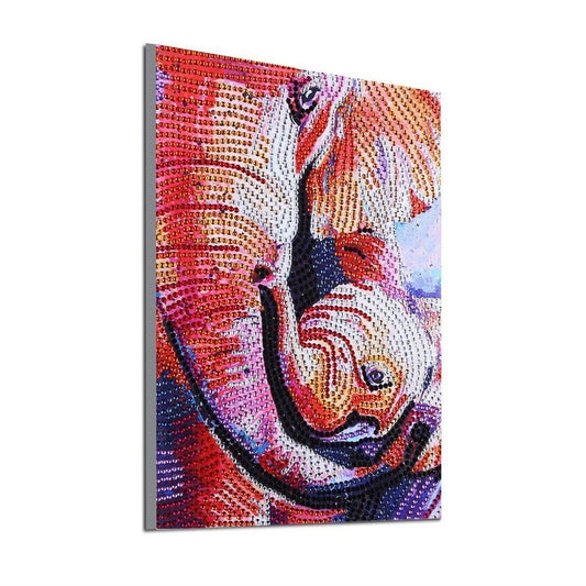 Entzückende Elefantenfamilie - Spezial Diamond Painting - Diamond Painting