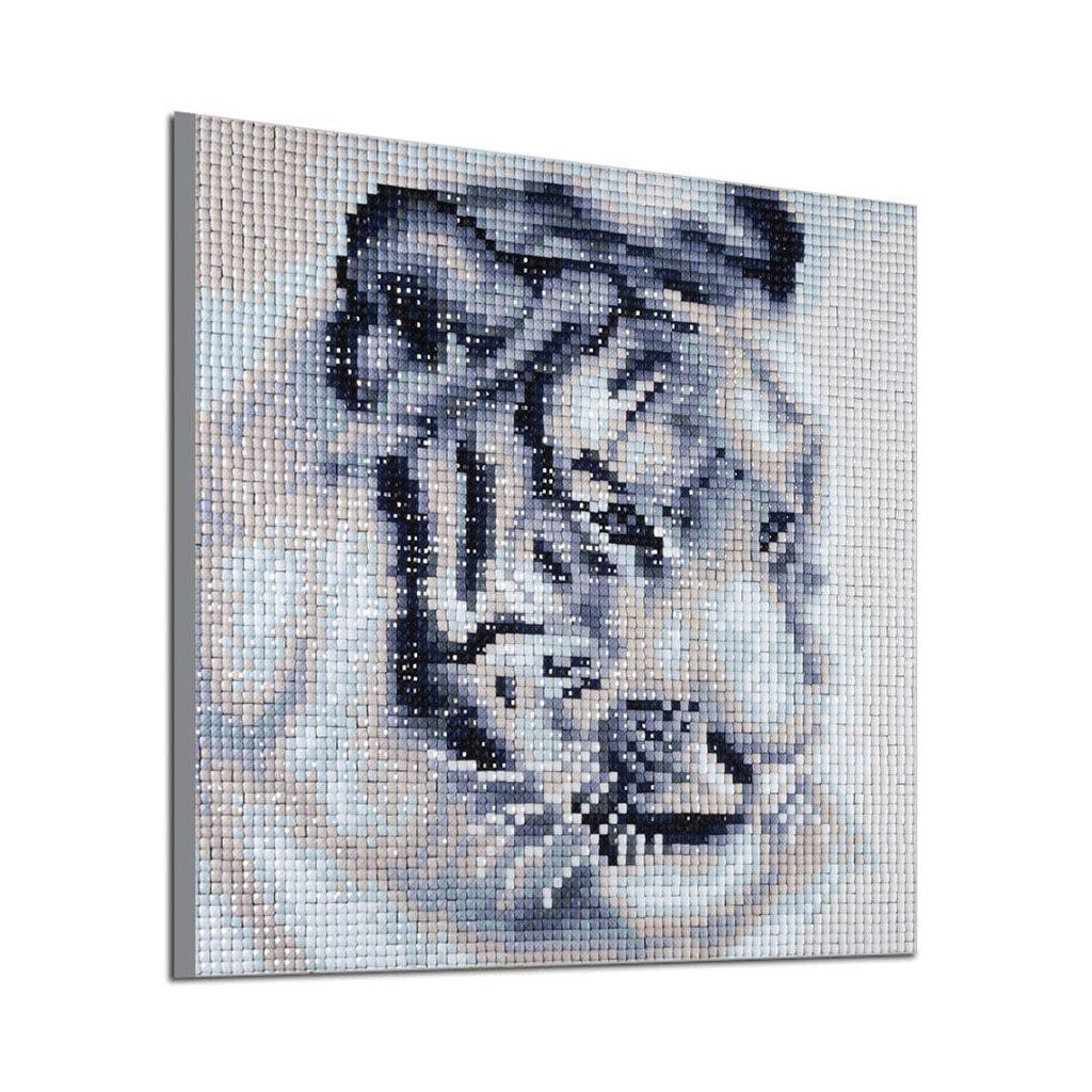 Weißer Tiger - Spezial Diamond Painting - Diamond Painting
