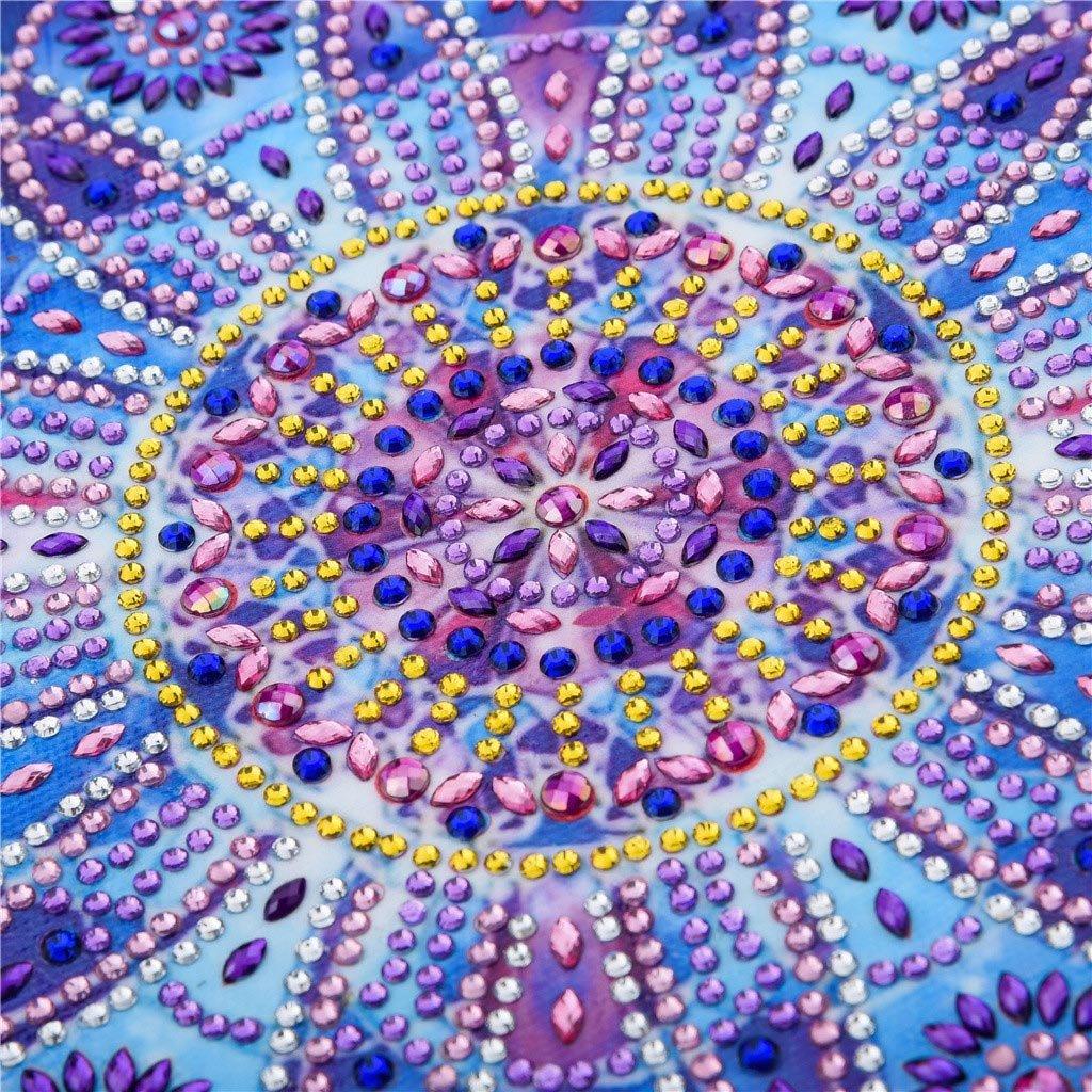 Abstrakte Mandala-Blume - Spezial Diamond Painting - Diamond Painting