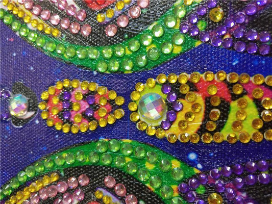 Abstrakter Schmetterling - Spezial Diamond Painting - Diamond Painting