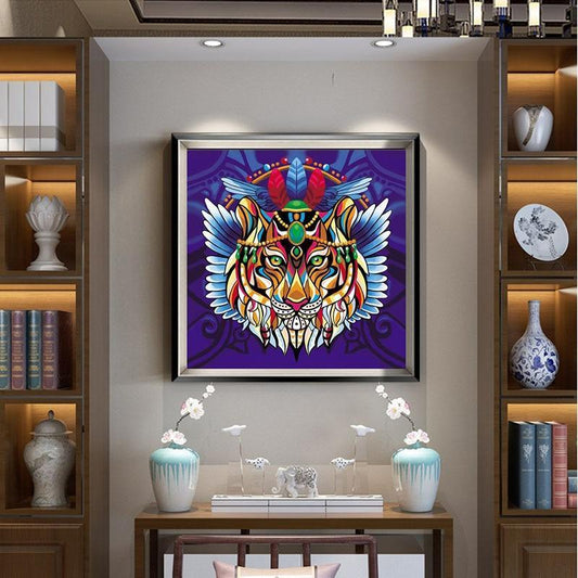 Der Tiger - Spezial Diamond Painting - Diamond Painting
