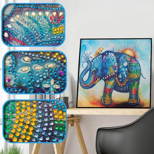 Elefanten-Fantasie - Spezielle Diamond Painting - Diamond Painting
