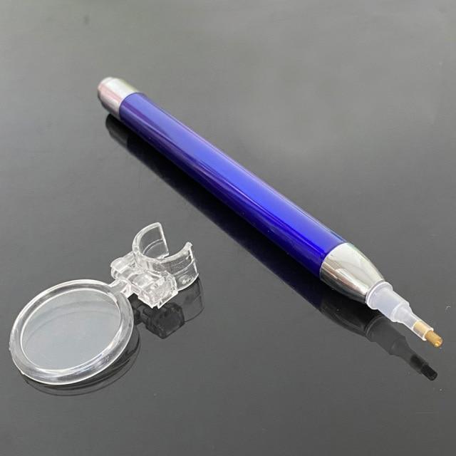 Diamond Painting LED-Stift mit Lupe - Diamond Painting