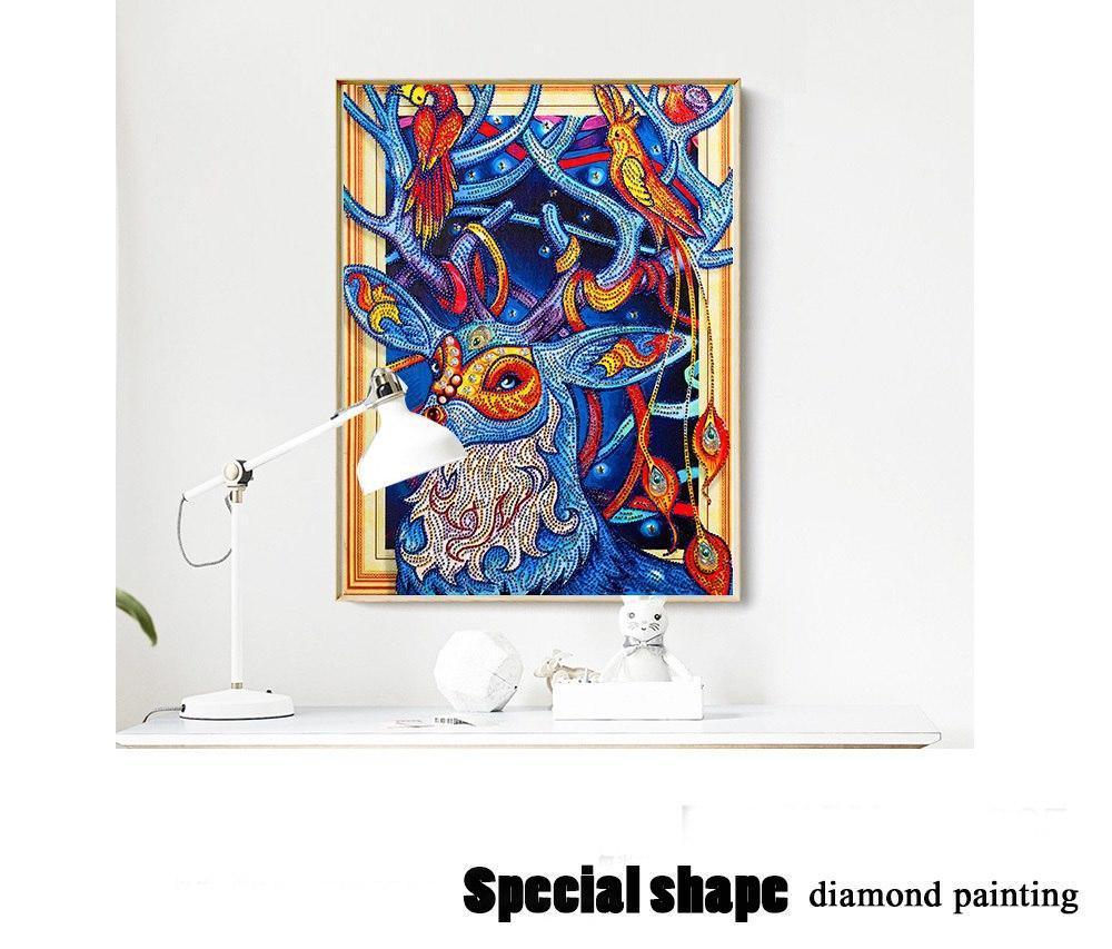 Natur Hirsch Spezial Diamond Painting - Diamond Painting