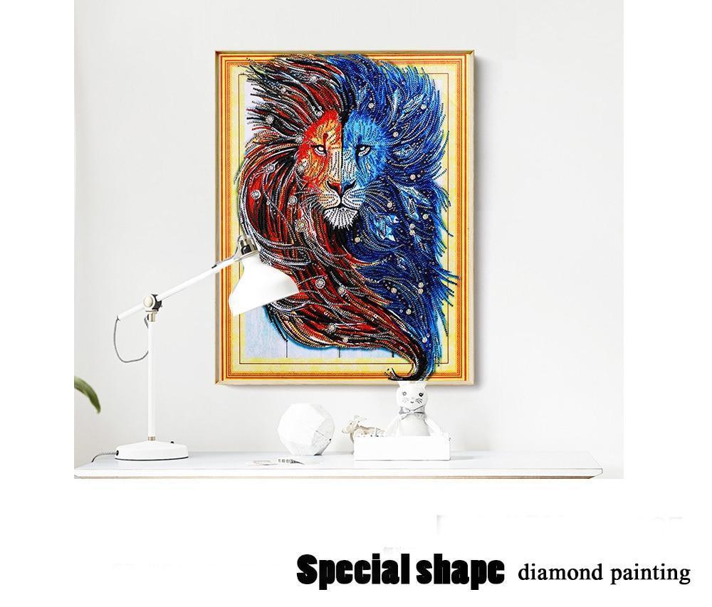 Atemberaubender Löwe Diamond Painting - Diamond Painting