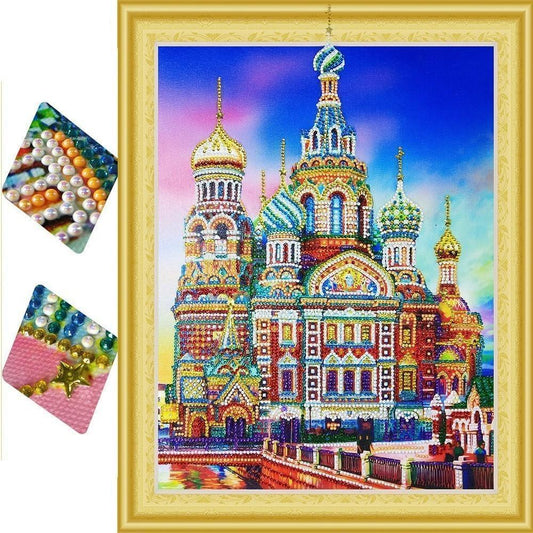 Basilius-Kathedrale Spezial-Diamant-Kunstset - Diamond Painting