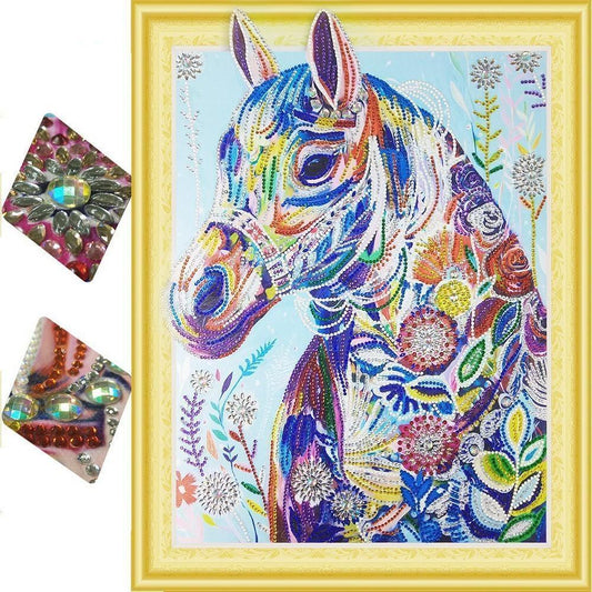 Buntes Pferde-Spezial Diamond Painting - Diamond Painting