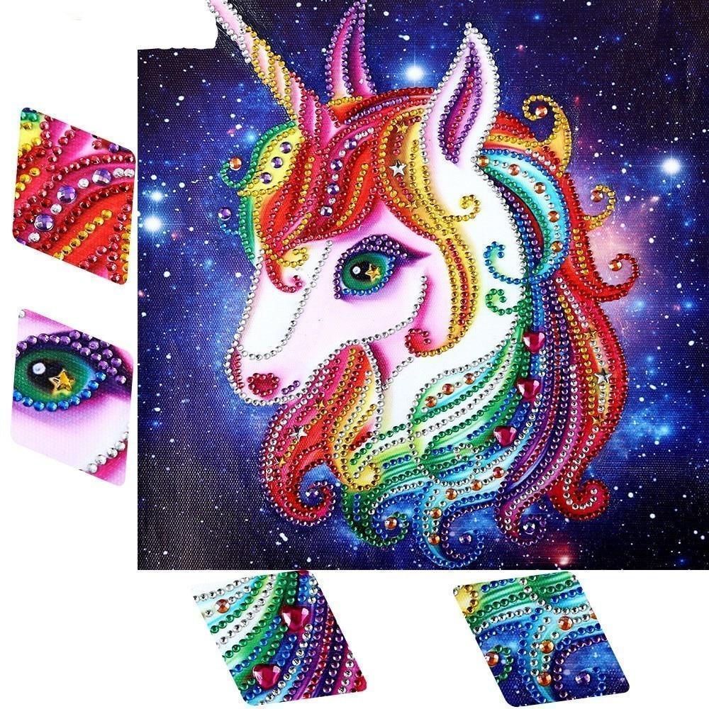 Einhorn-Galaxie - Spezial Diamond Painting - Diamond Painting