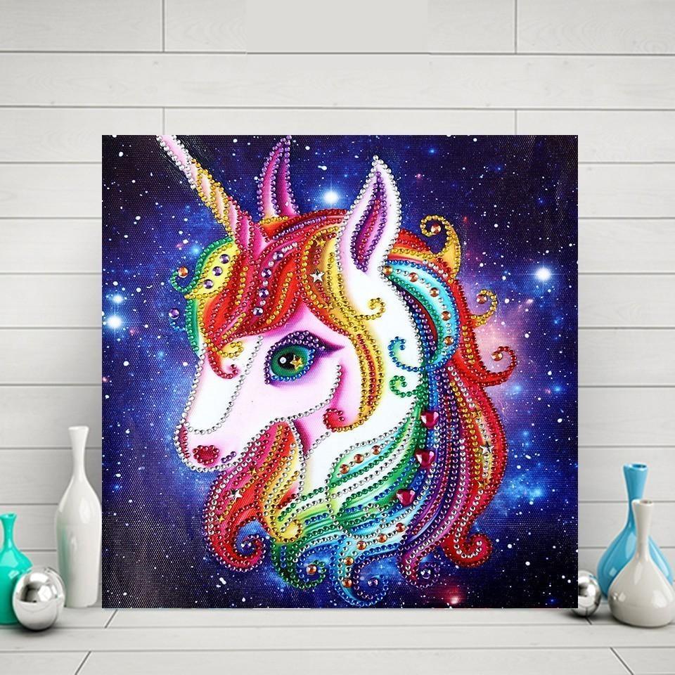 Einhorn-Galaxie - Spezial Diamond Painting - Diamond Painting