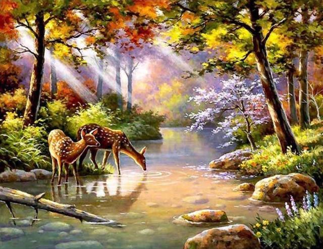 Fantastischer Wald DIY Painting Collection - Diamond Painting