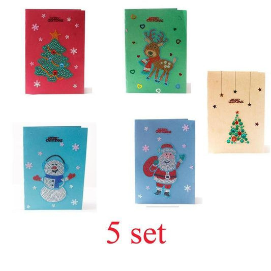 Frohe Weihnachten - Diamond Painting karten - Diamond Painting