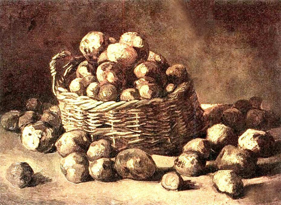 Kartoffeln im Korb - Vincent Van Gogh - Diamond Painting