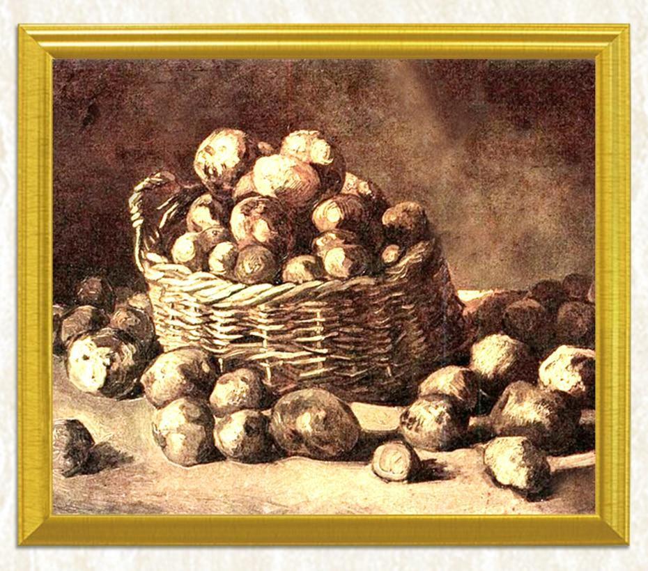 Kartoffeln im Korb - Vincent Van Gogh - Diamond Painting