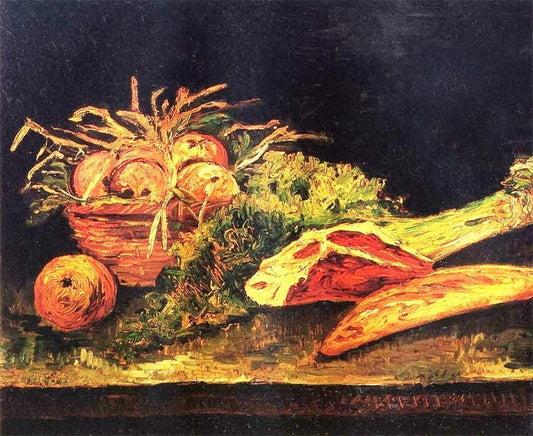 Äpfel Fleisch & Brötchen - Vincent Van Gogh - Diamond Painting