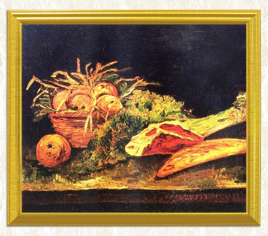 Äpfel Fleisch & Brötchen - Vincent Van Gogh - Diamond Painting