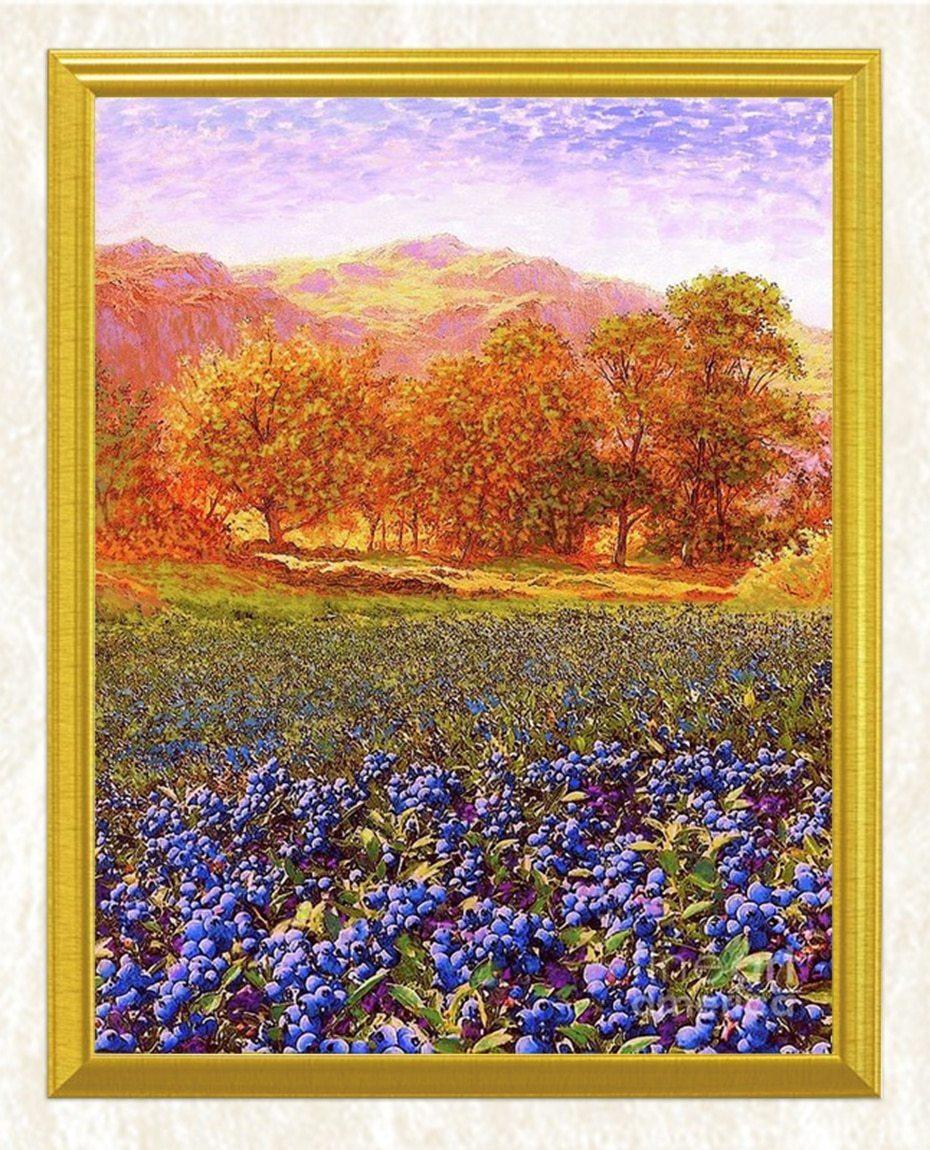 Herbstbäume Landschaft DIY Diamond Painting - Diamond Painting