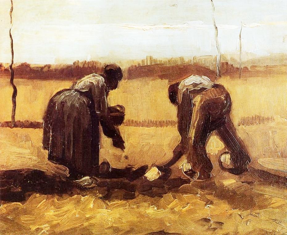 Bauerncharakterstudien - Vincent van Gogh - Diamond Painting