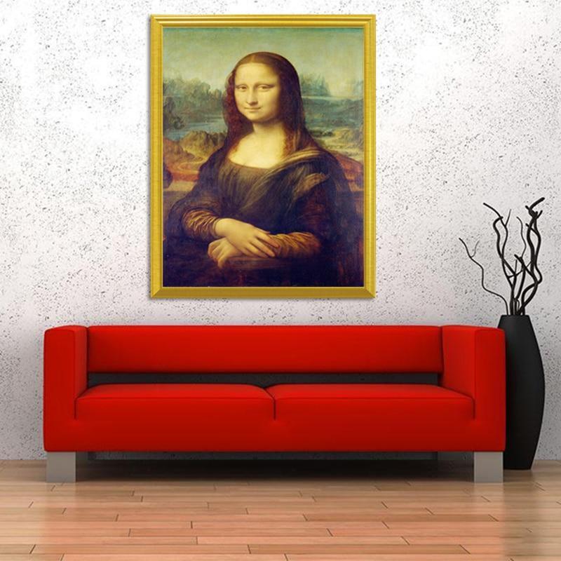 Mona Lisas Lächeln - Leonardo Da Vinci - Diamond Painting