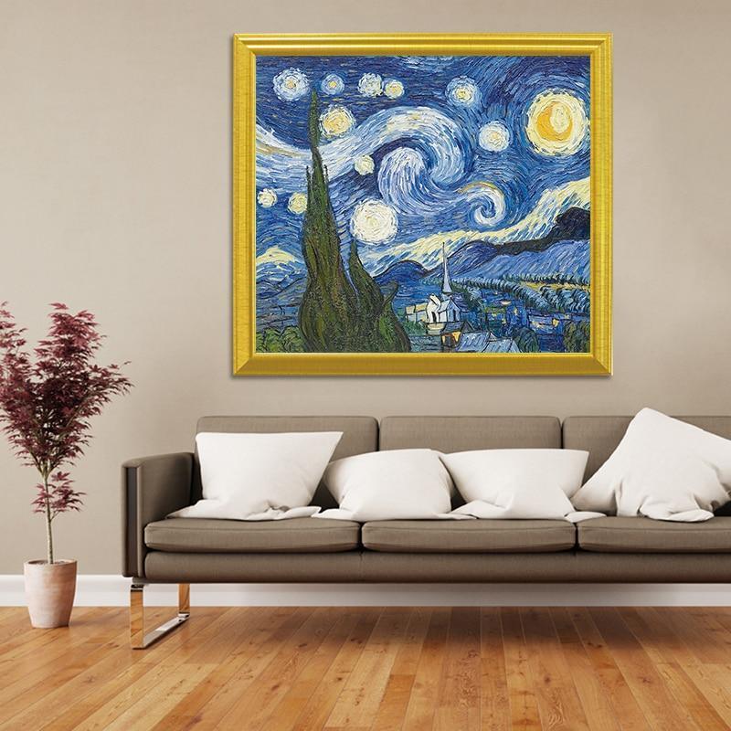 Die Sternreiche Nacht - Vincent Van Gogh - Diamond Painting