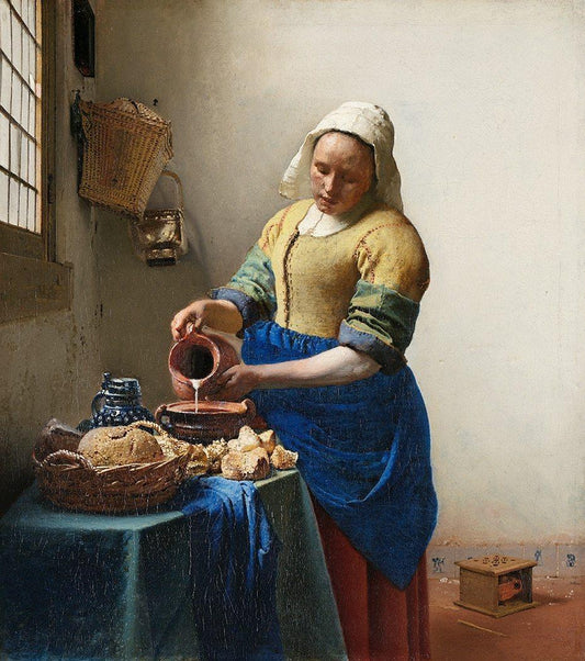 Melkerin. Um 1660 - Johannes Vermeer - Diamond Painting