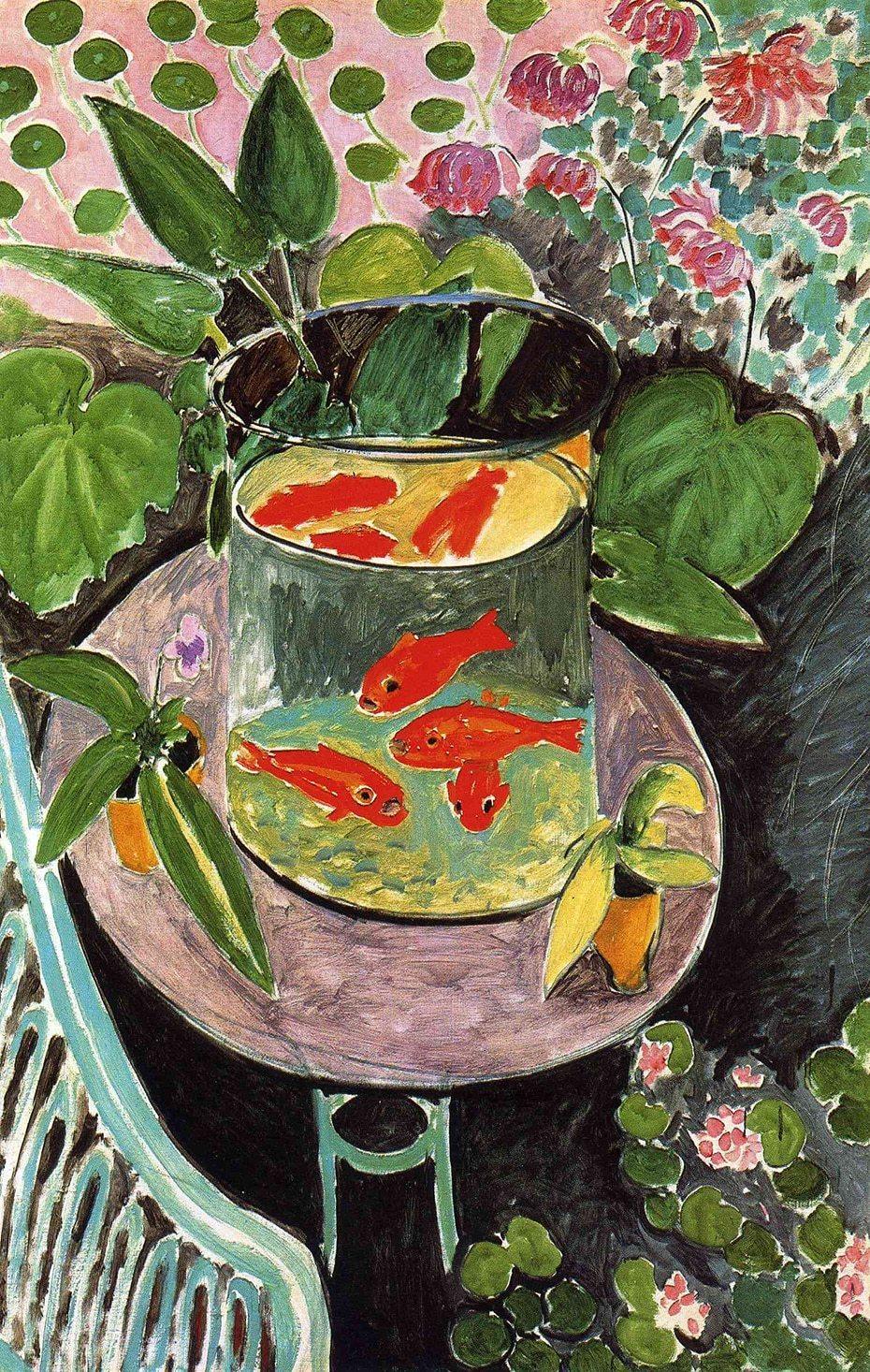 Roy Lichtenstein Matisse Goldfish Diamond Painting - Diamond Painting