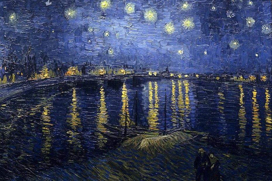 Sternennacht über der Rhône - Van Gogh - Diamond Painting
