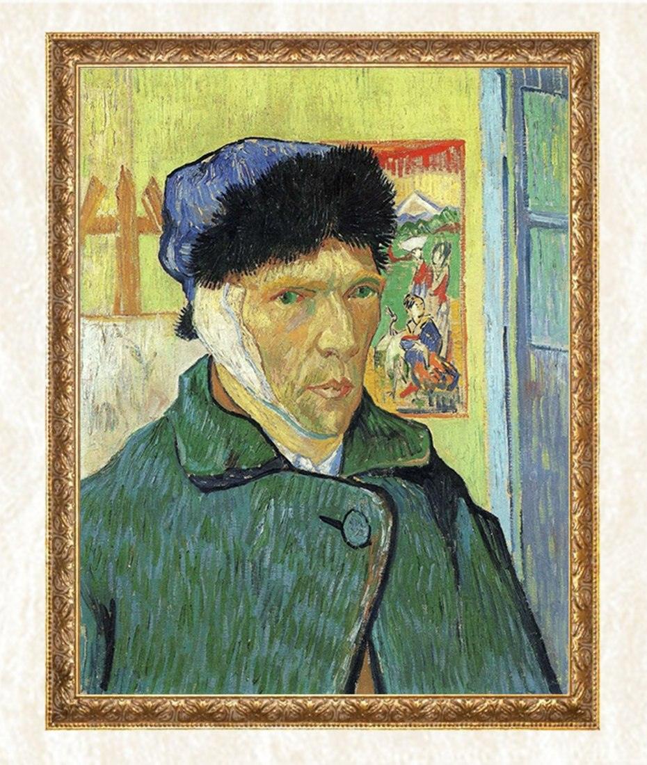 Van Gogh Selbstporträt mit Bandagen - Diamond Painting